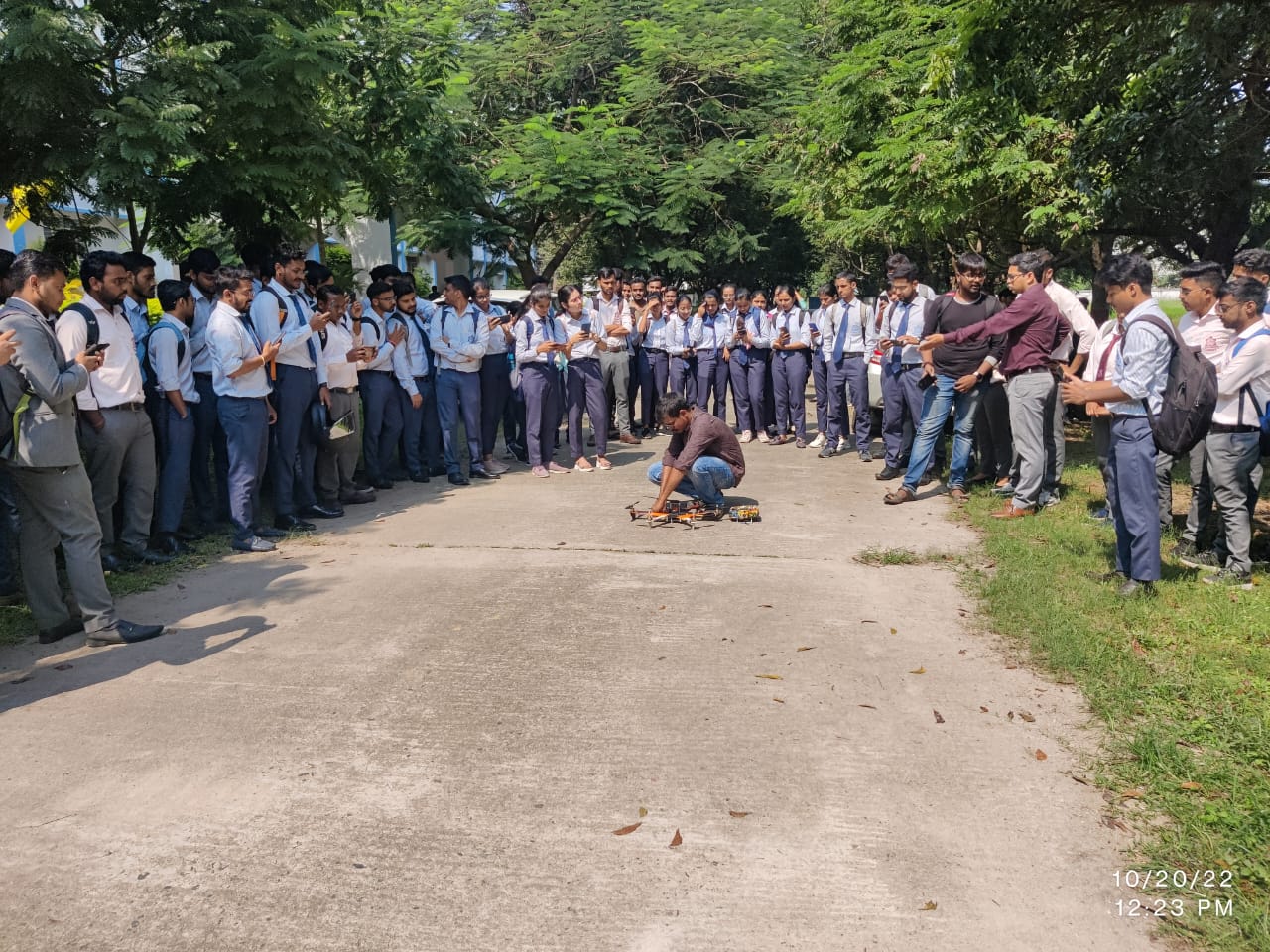 A one-day workshop on Drone Technology for the pre-final year batch 2021-25