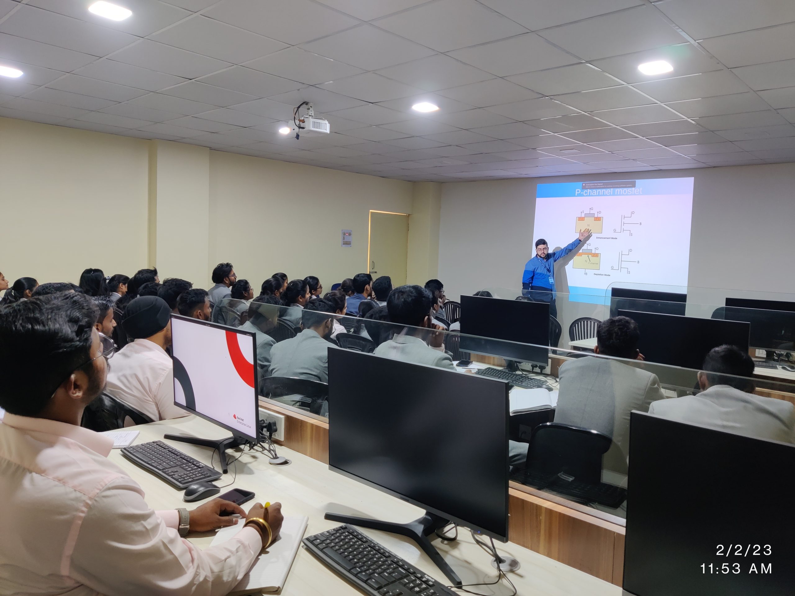 Organized a 30-hour training camp on VLSI for the ECE and EEE department students by the Company ARF Design