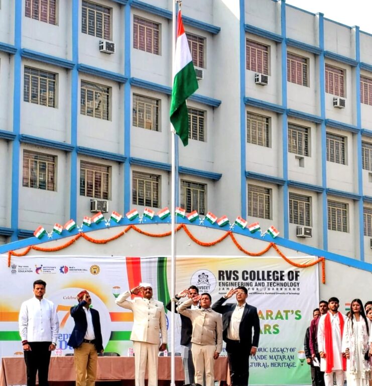 Republic Day Celebrated at RVS College of Engineering
